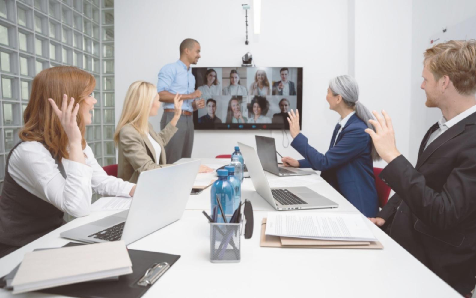 Financial planning consultation in modern office environment
